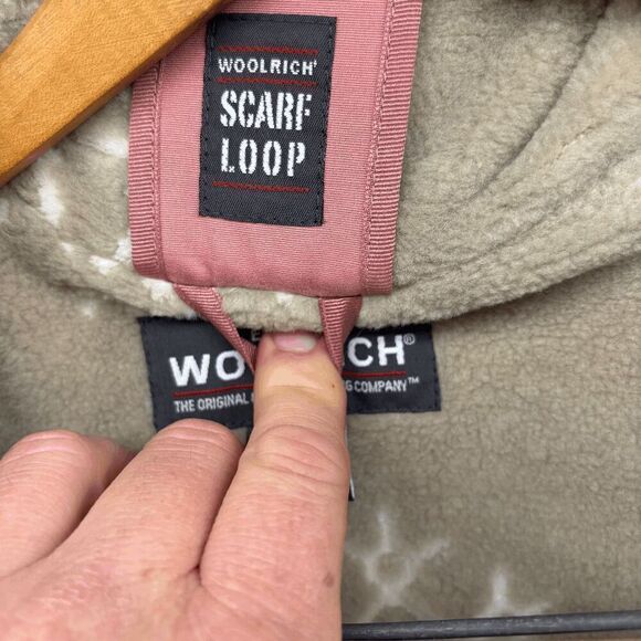 Woolrich Blossom Pink Women's Winter Coat Size XL Fleece Snowflake Lining EUC - Picture 4 of 7